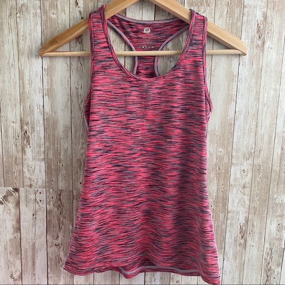 Tops - Pink/grey work out top in size XS